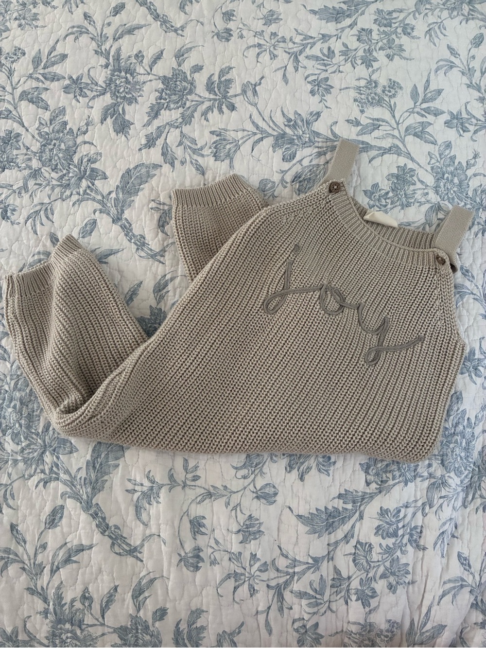 Kids Knit One-Piece Romper in Beige - Cozy Everyday Wear
